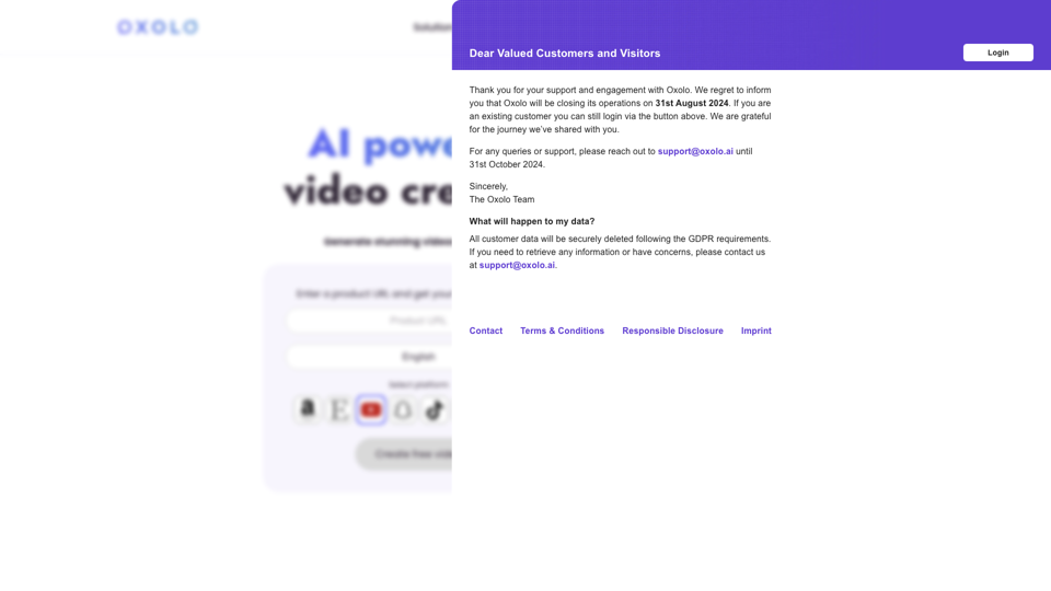 Effortless & Engaging Videos with AI site's screenshot