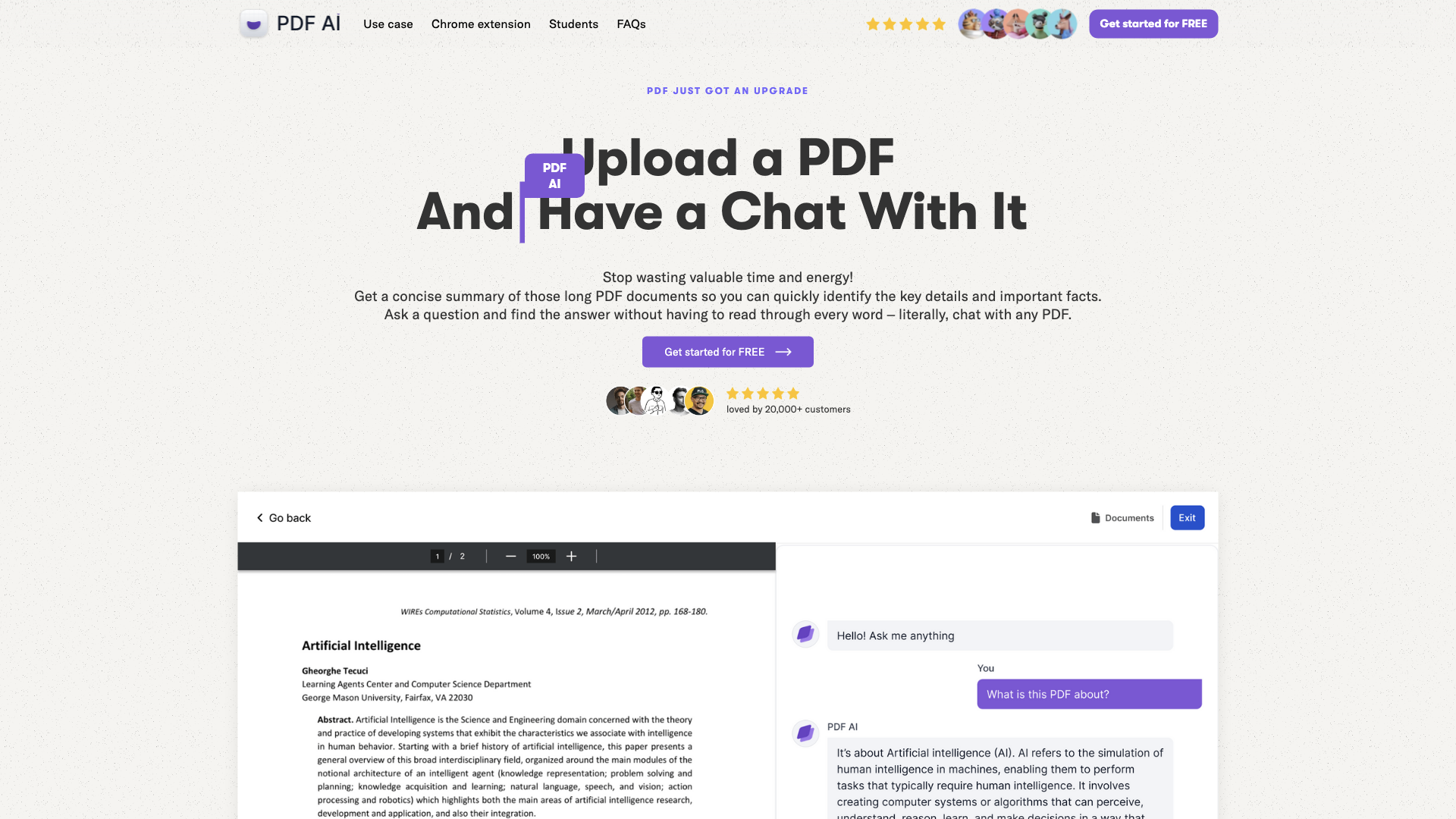 Chat with Any PDF Document | PDF AI