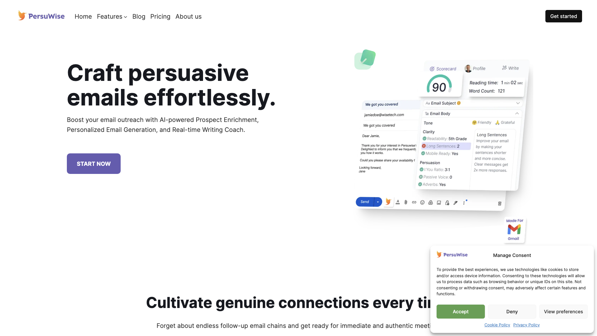 Persuwise | AI-Driven Email Coach for Effective Outreach