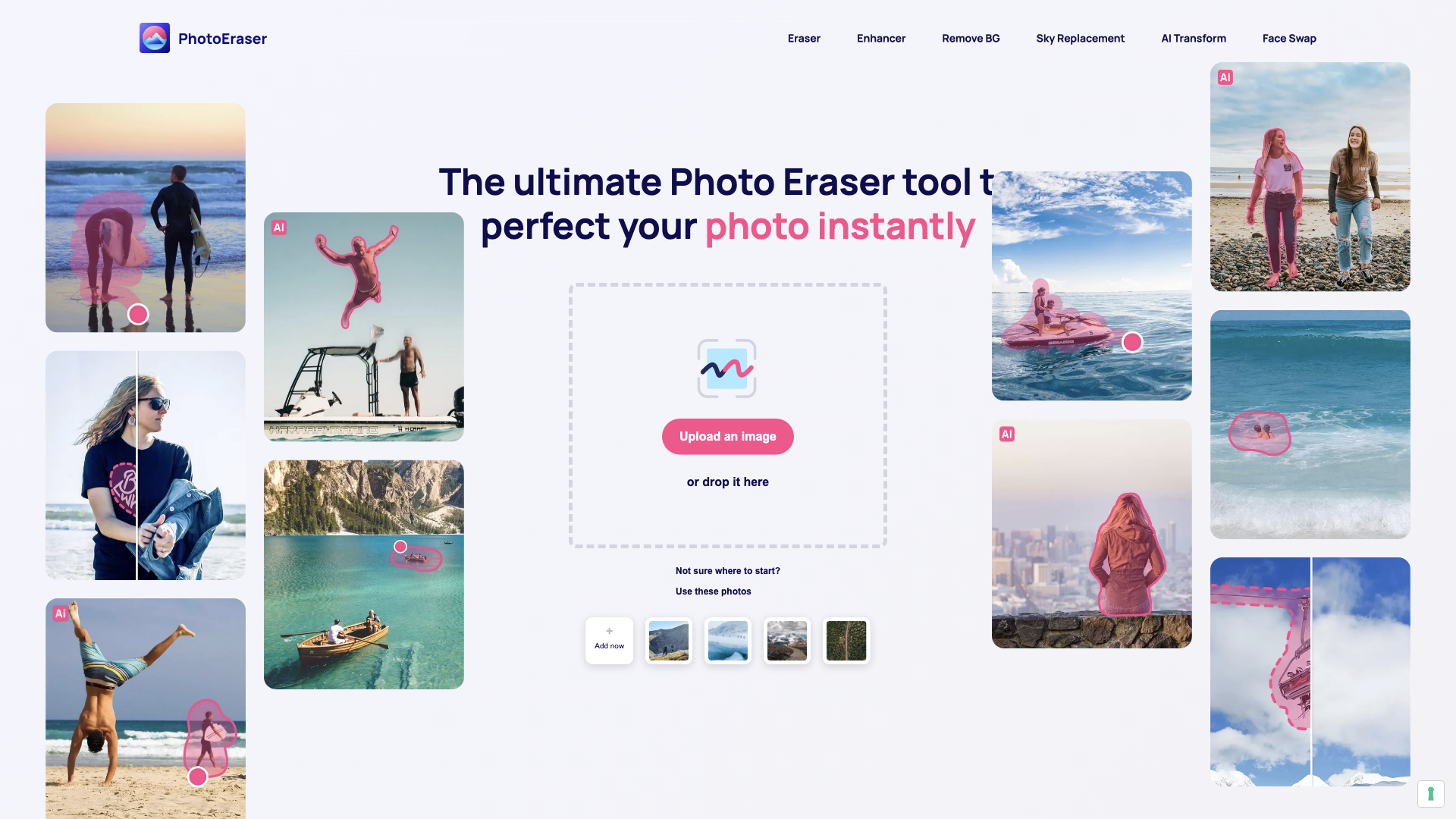 Remove unwanted objects and get a perfect photo!
