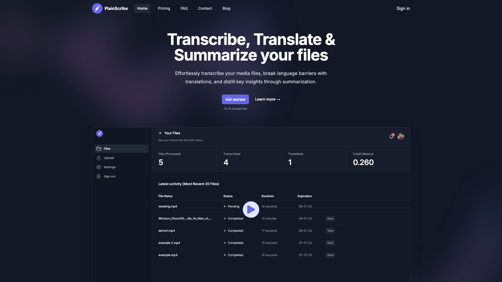 PlainScribe PlainScribe