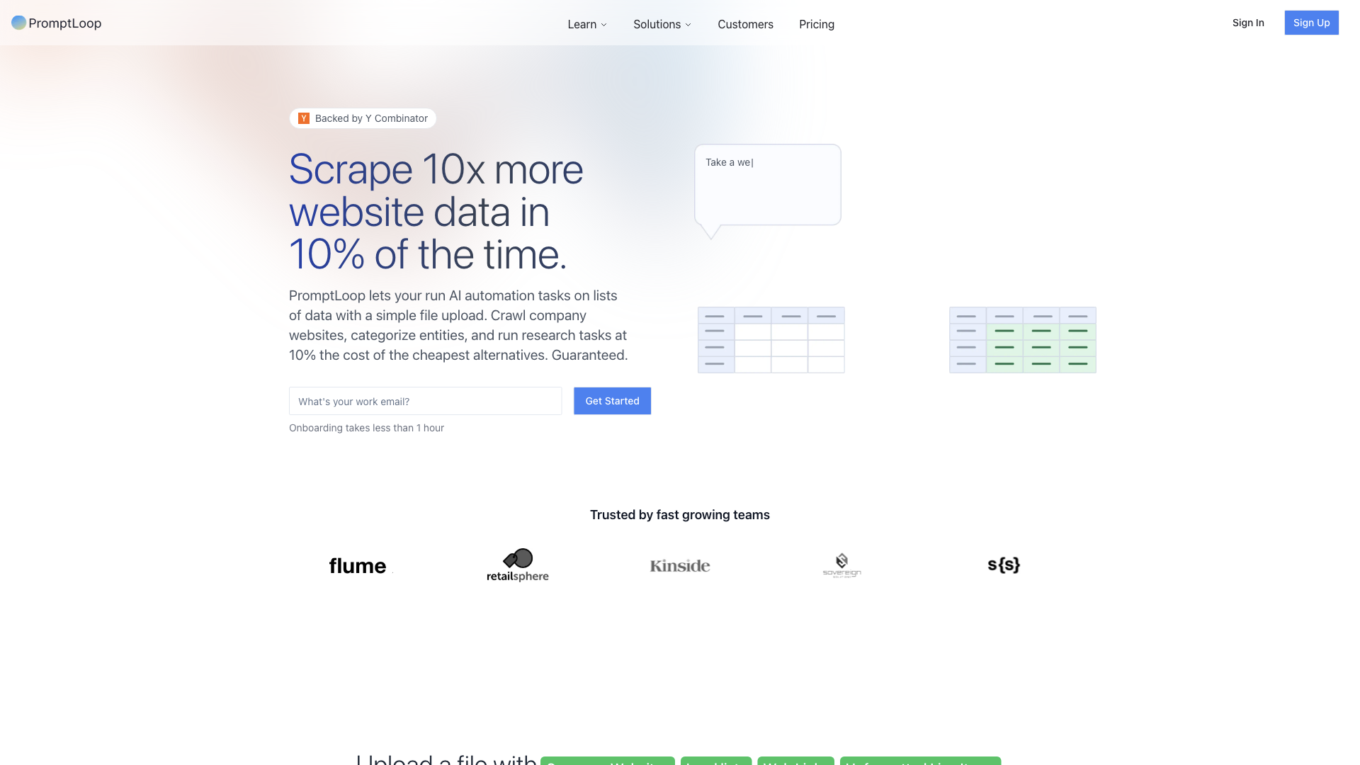PromptLoop | AI-Powered Web Scraping & Data Extraction Platform