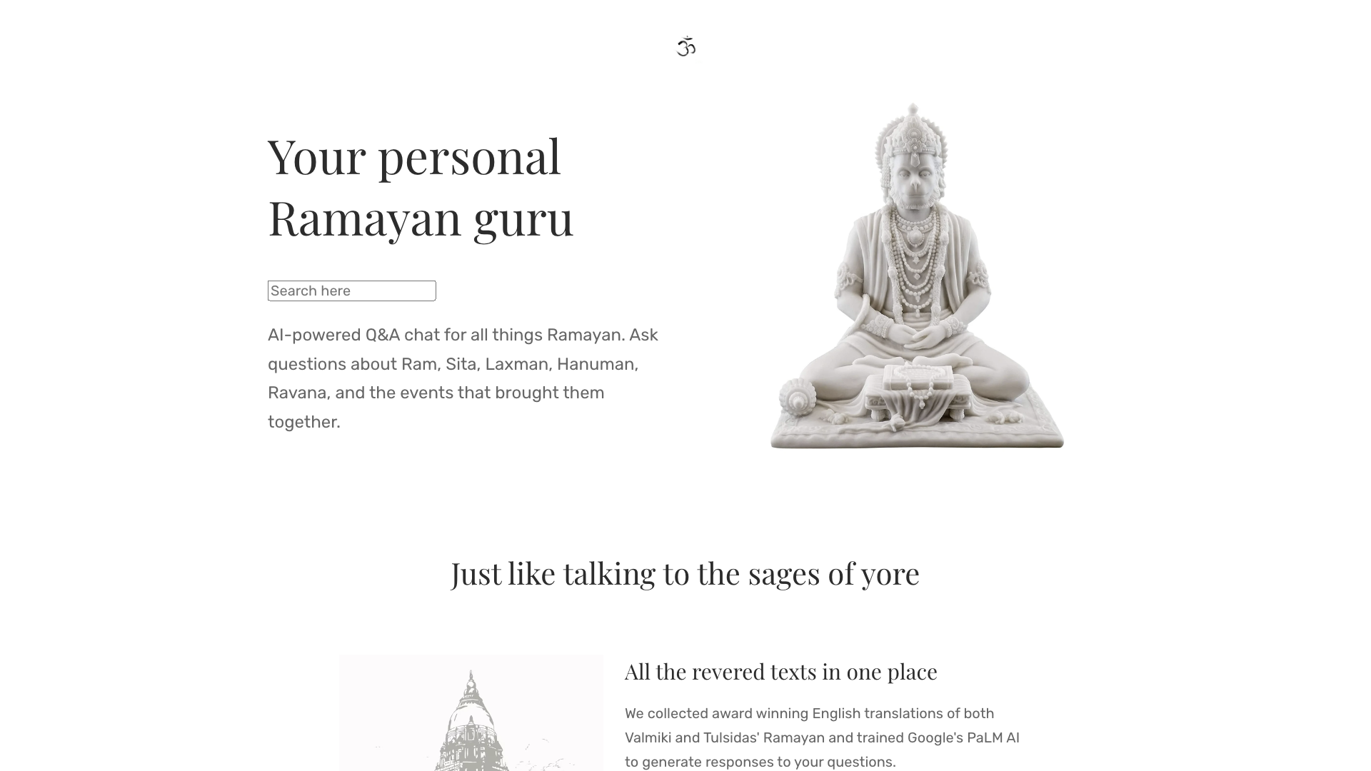 Ramayana meets AI Ramayana meets AI