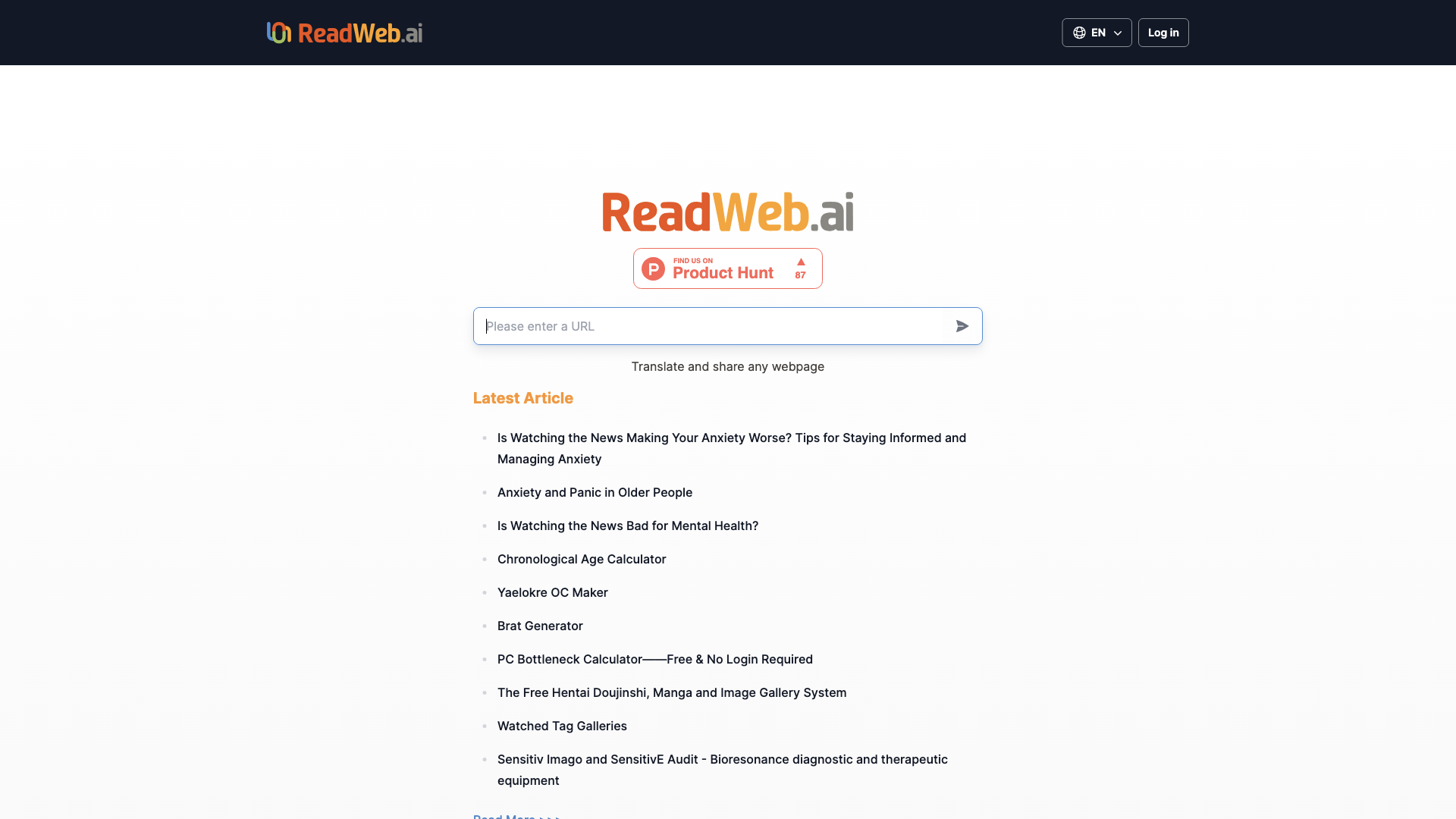 ReadWeb.ai : Free Instant Multi-Language Web Page Translation & Bilingual Viewing for Everyone