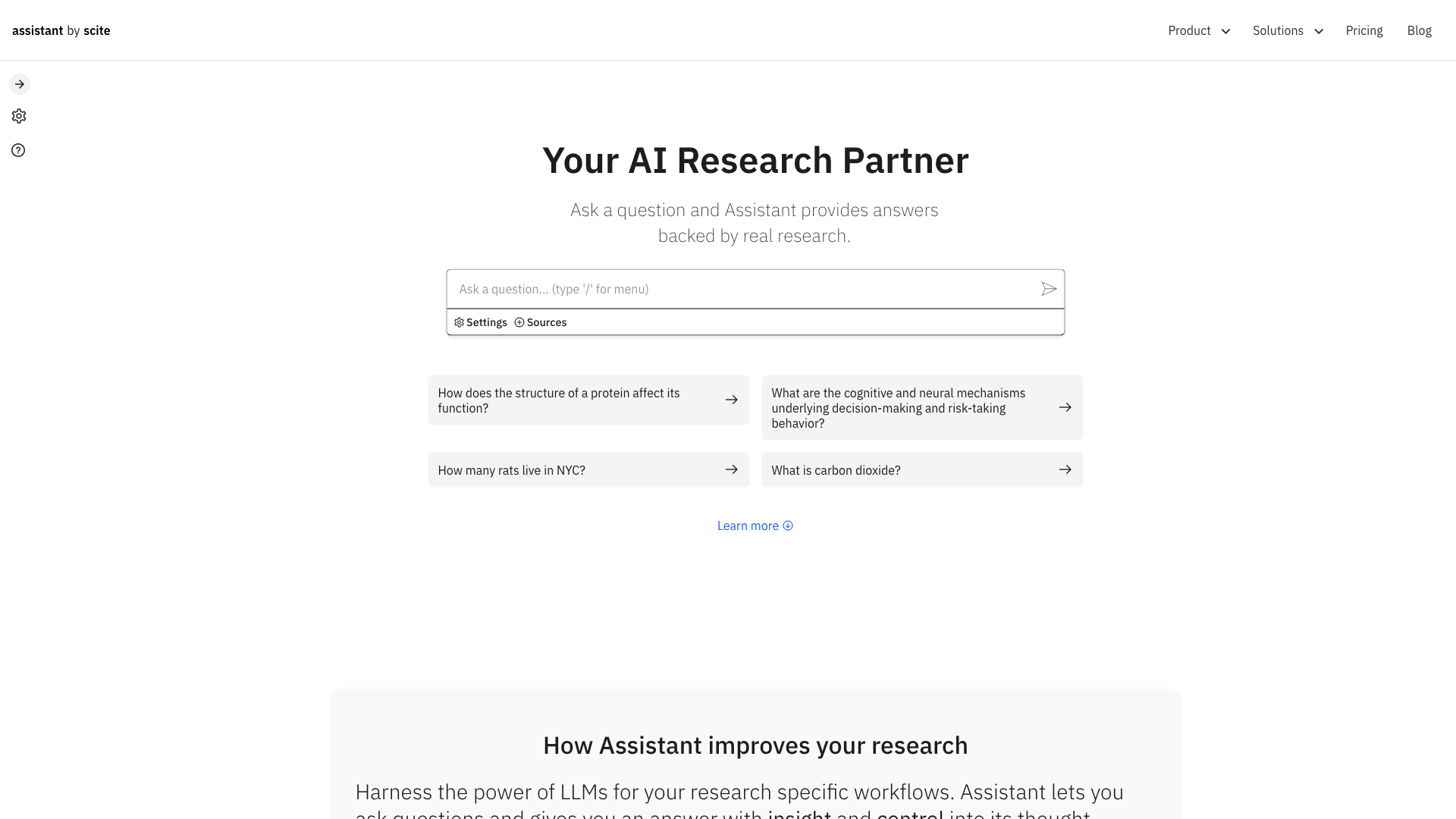Your AI Research Partner – Scite Assistant
