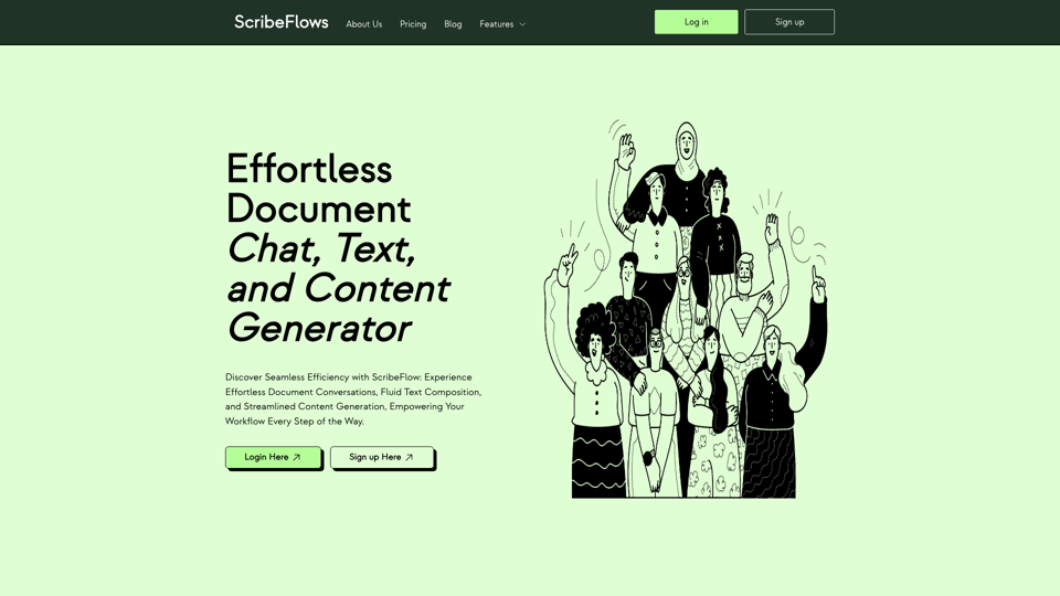 Scribeflows site's screenshot