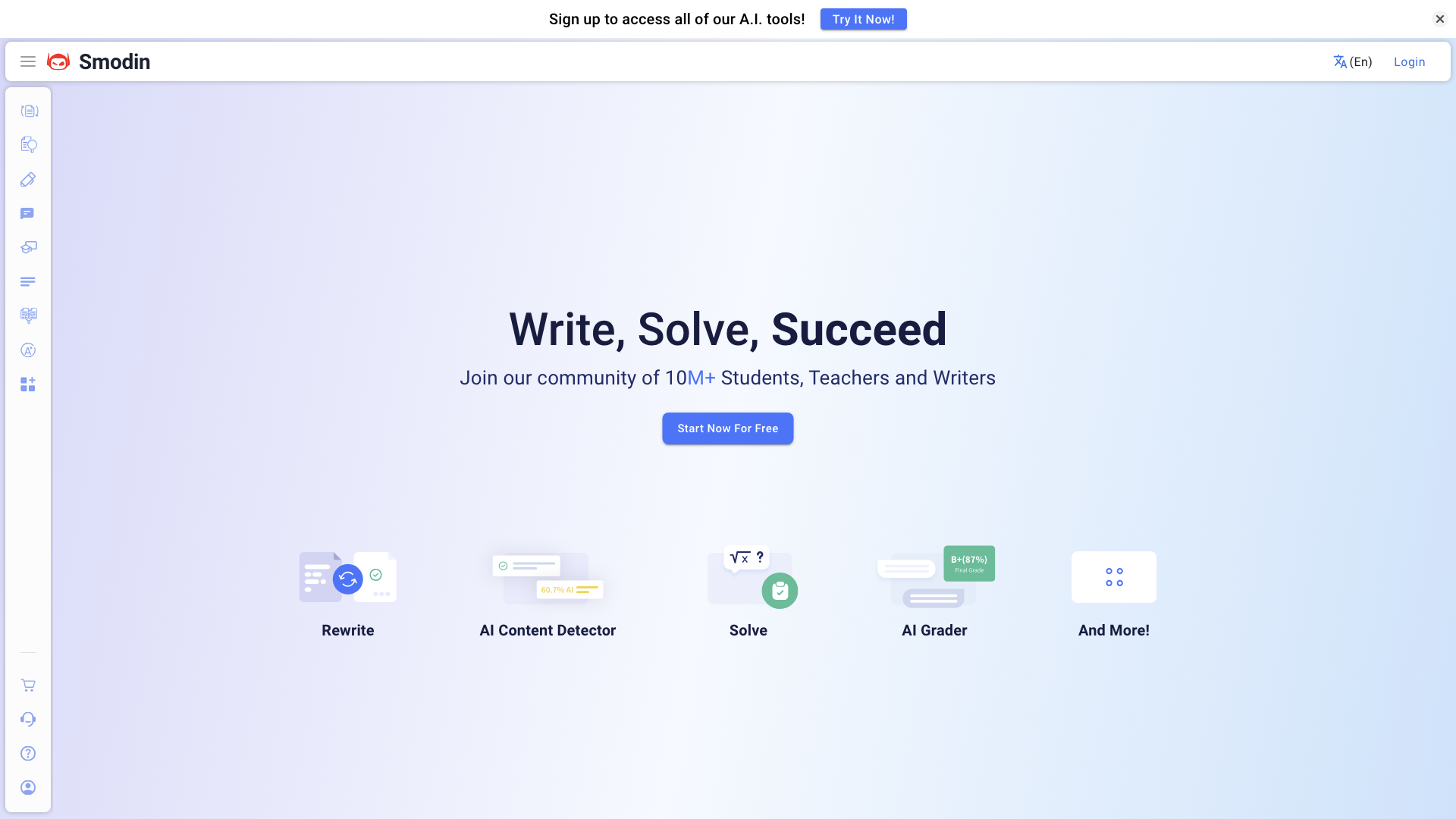 Smodin: Multi-lingual Writing Assistance Smodin: Multi-lingual Writing Assistance
