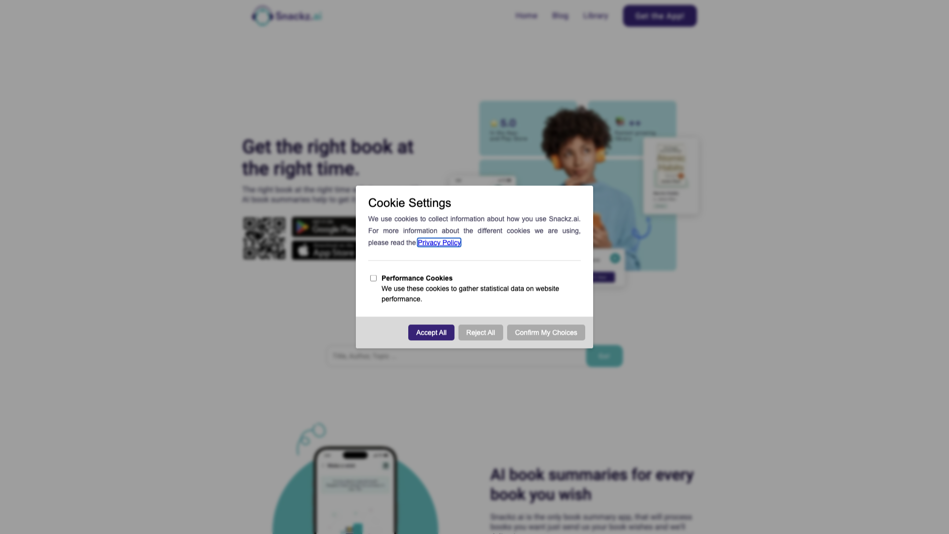 Snackz.ai - High Quality AI Book Summaries