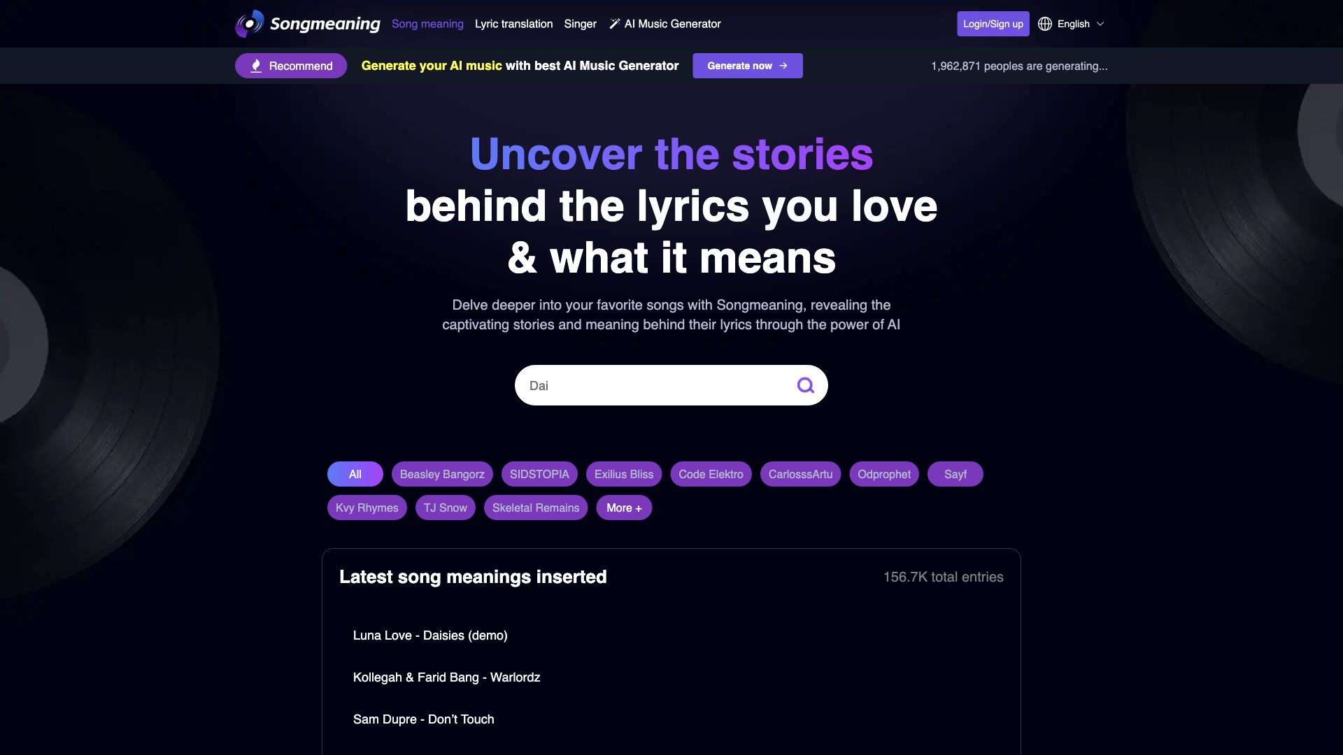 Song meaning - Uncover the stories behind the meanings & lyrics you love