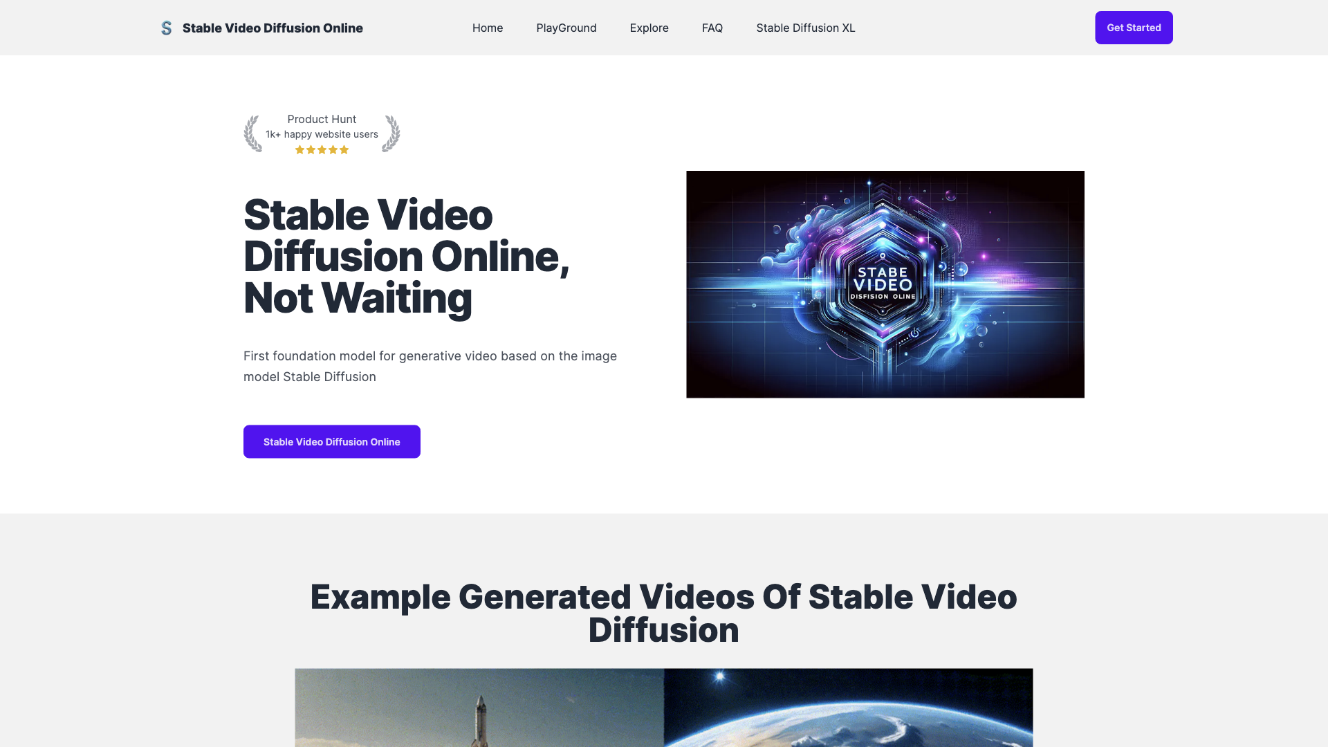 Stable Video Diffusion Online - Free AI Video Generator