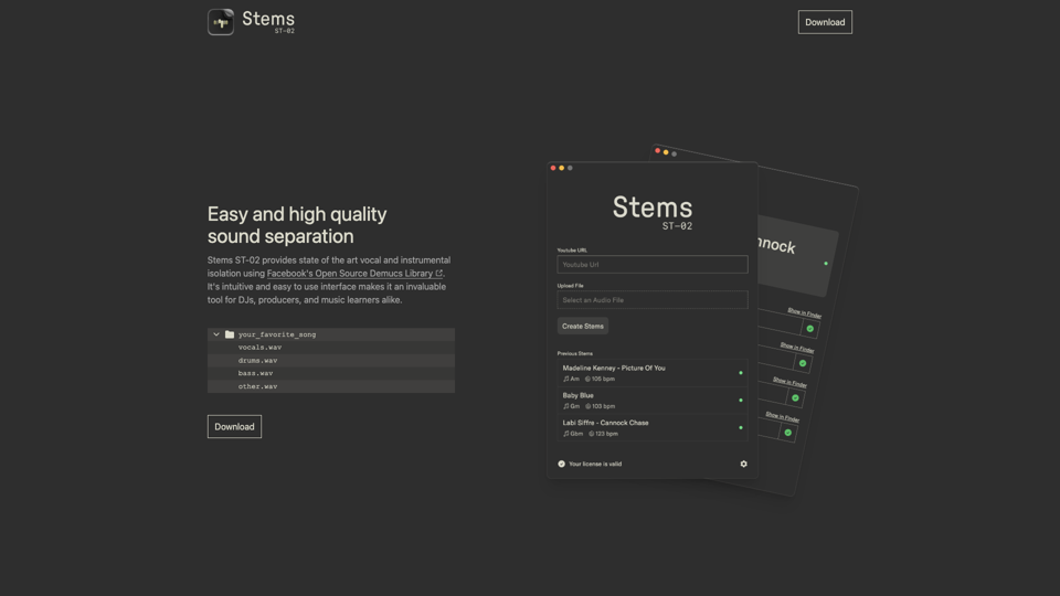 Stems | ST-02 site's screenshot