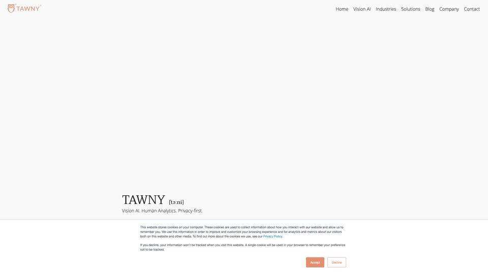 TAWNY site's screenshot