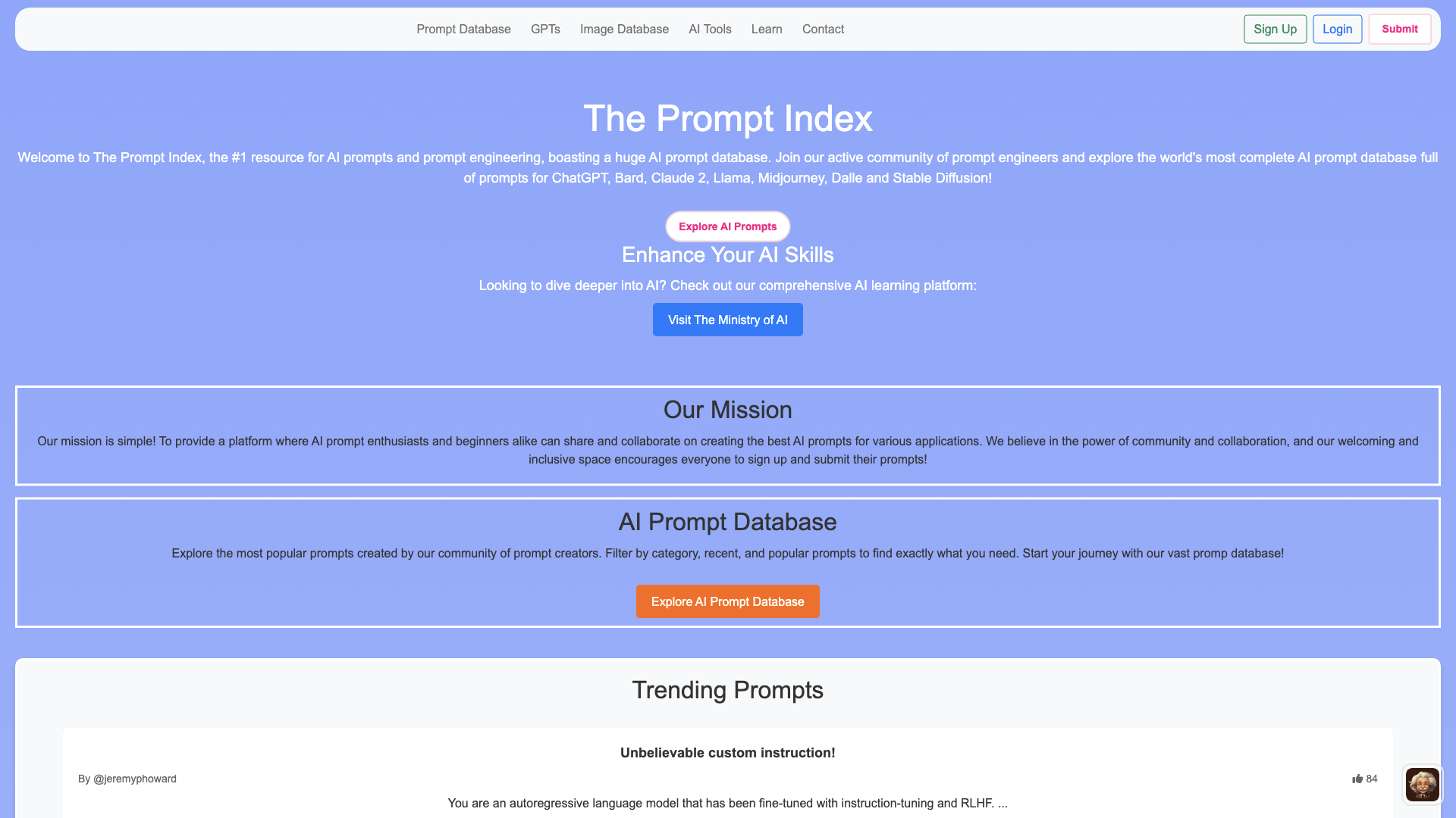 The Prompt Index: Explore the Ultimate Free AI Resource The Prompt Index: Explore the Ultimate Free AI Resource