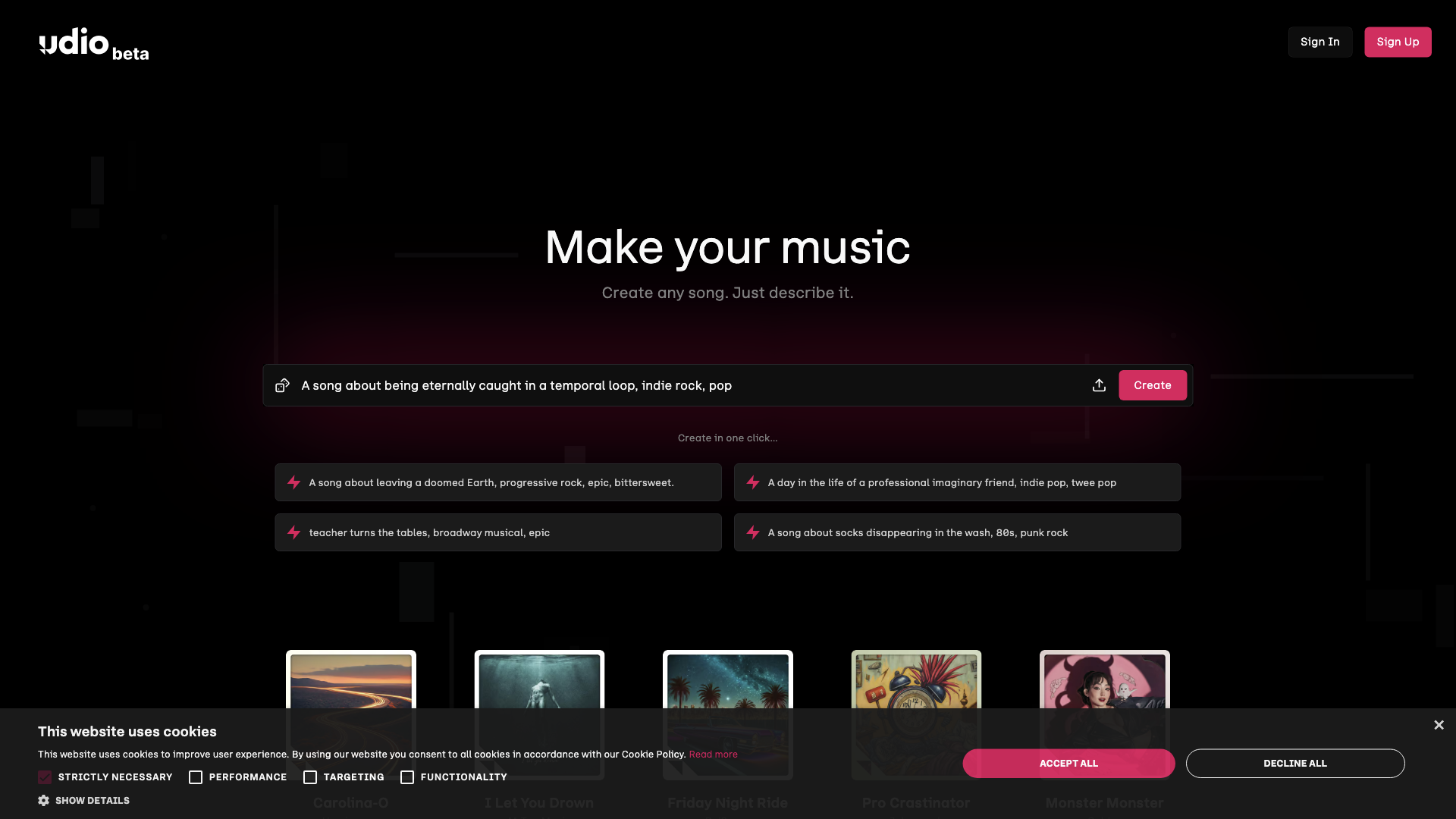 Udio | AI Music Generator - Official Website