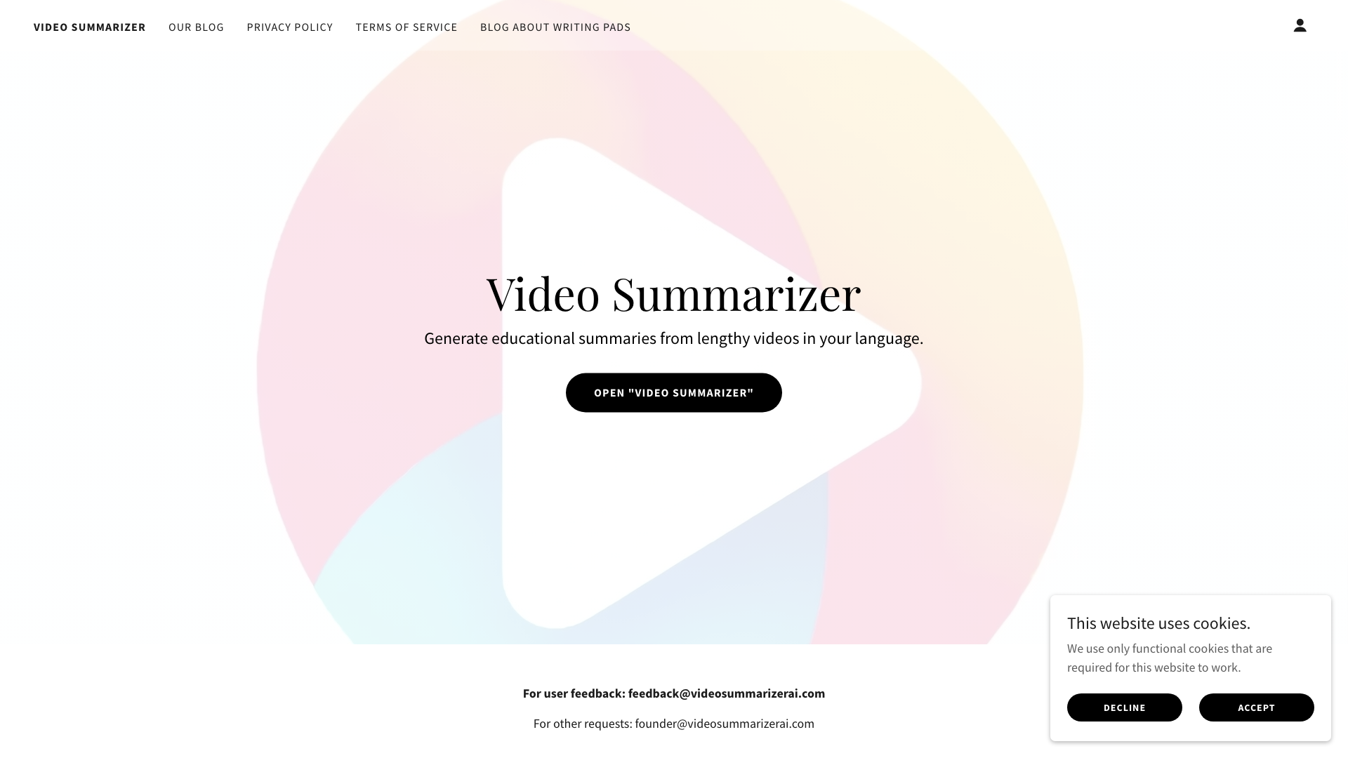 Video Summarizer Video Summarizer