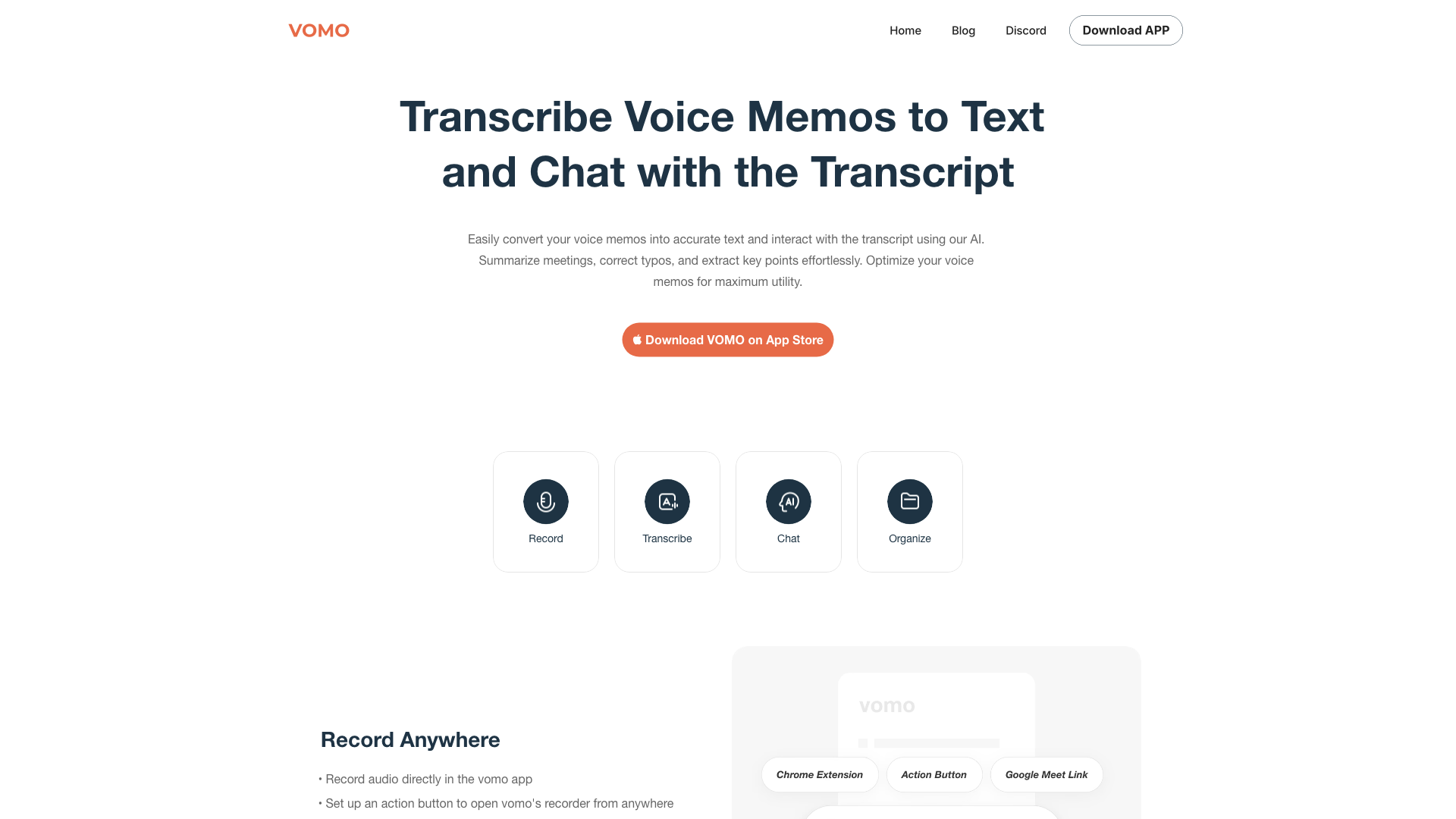 VOMO - AI Voice Memos