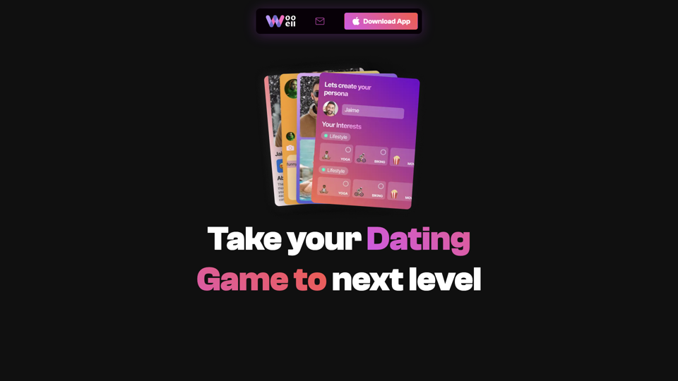 WooWell site's screenshot