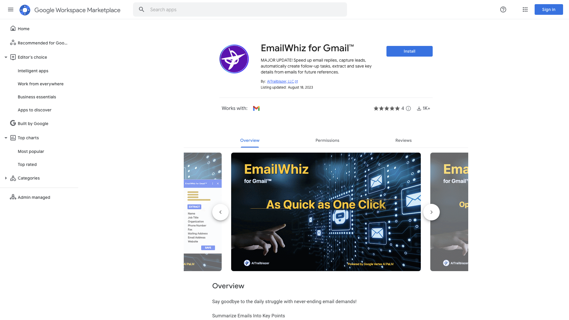 EmailWhiz for Gmail™ - Google Workspace Marketplace EmailWhiz for Gmail™ - Google Workspace Marketplace