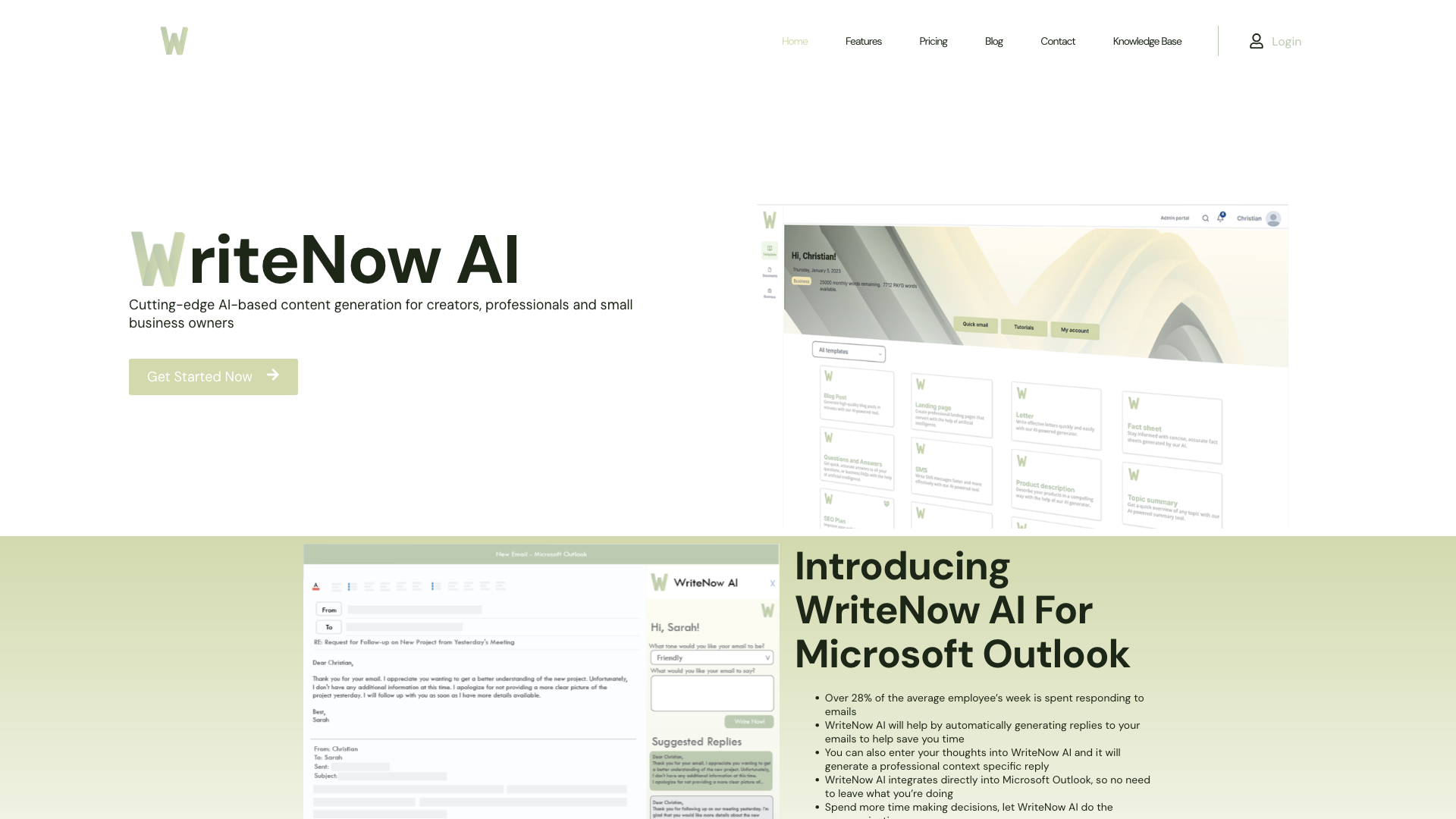 WriteNow AI : Content Generation for Individuals and Businesses