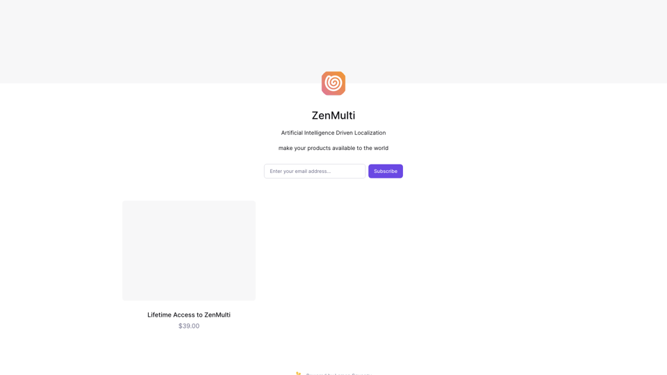 ZenMulti site's screenshot