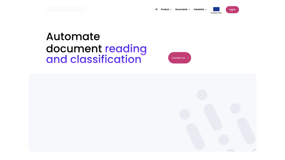 Alphamoon | AI-based Intelligent Document Automation Software site's screenshot