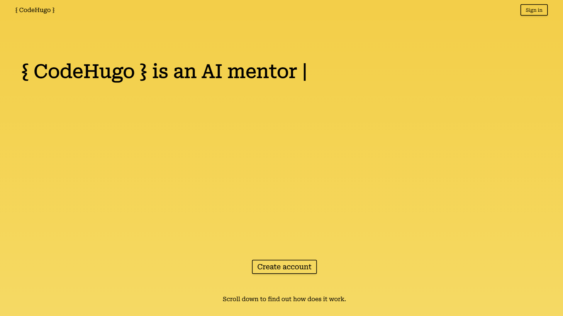 CodeHugo - Your personal GPT powered AI code mentor