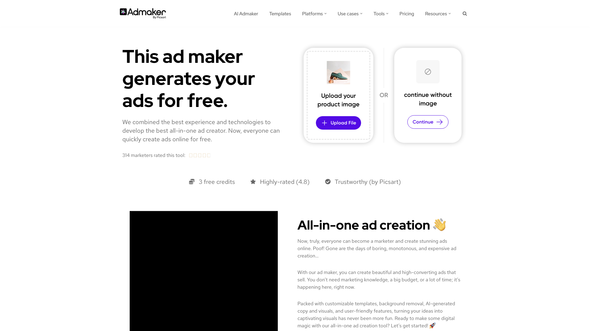 Generate AI Ads for Social Media 🚀 | Admaker by Picsart