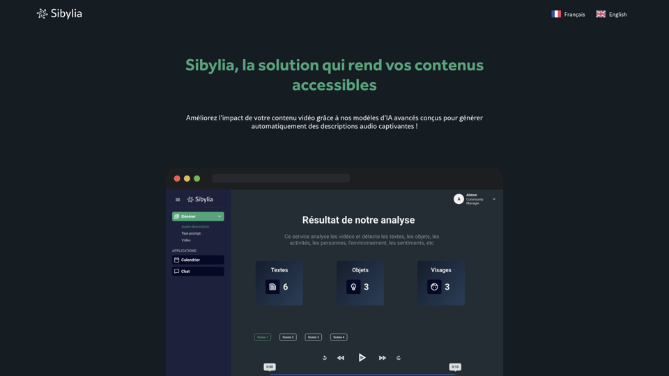 Sibylia – La solution qui rend vos contenus accessibles site's screenshot