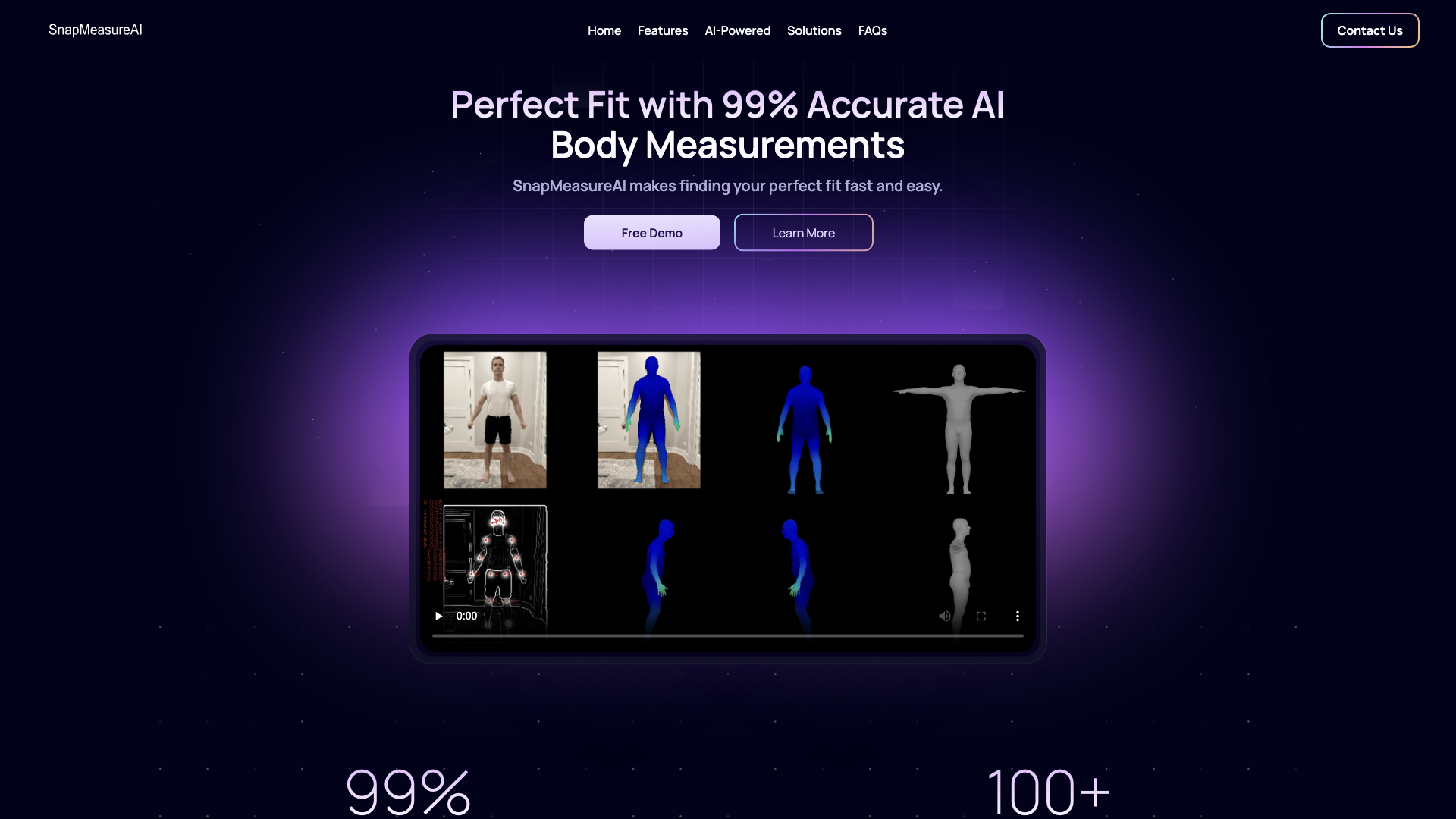 SnapMeasureAI: Body Measurement AI for the Perfect Fit